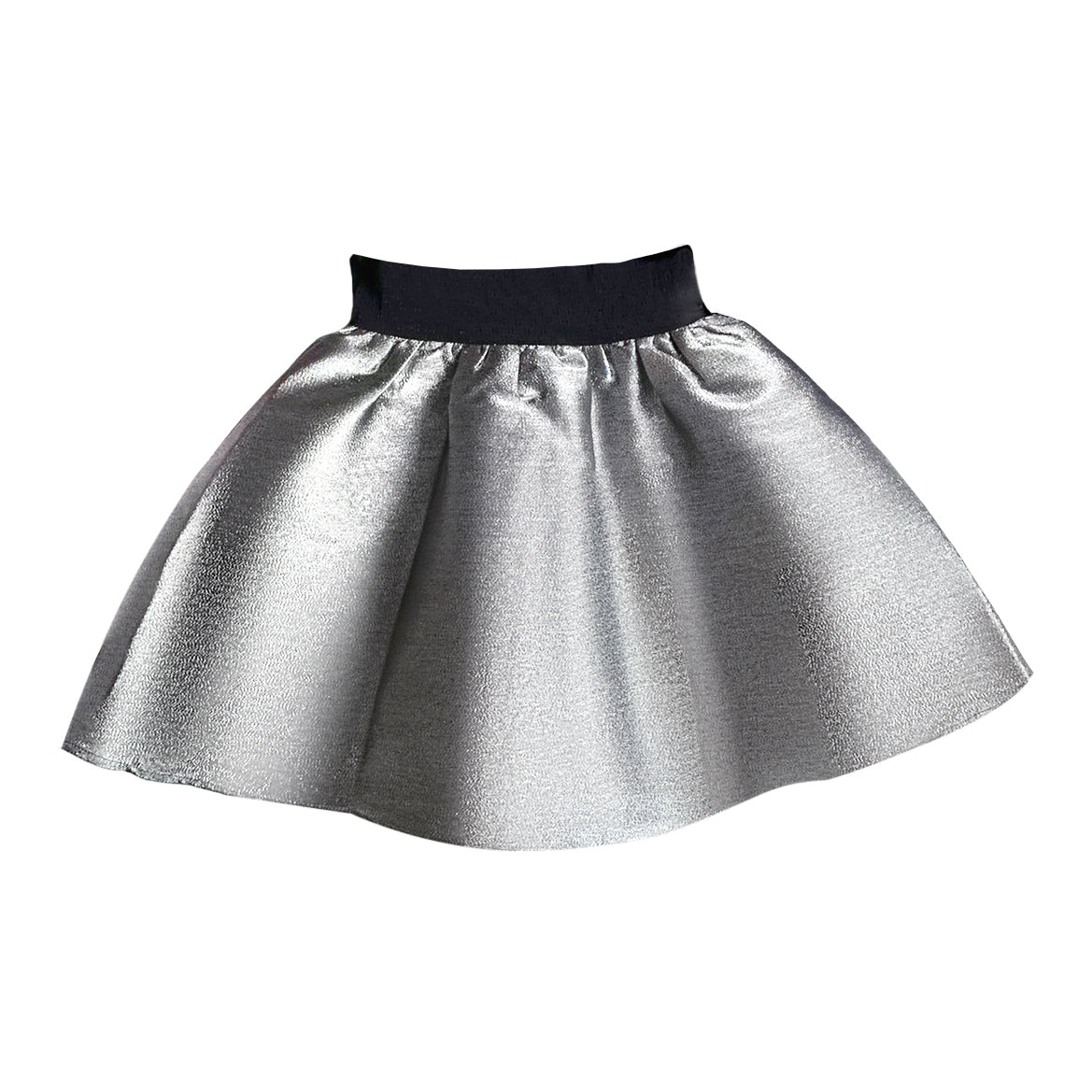 AA Silver Gathered Skirt