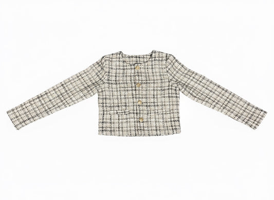 AA Black, white and gold Tweed Jacket