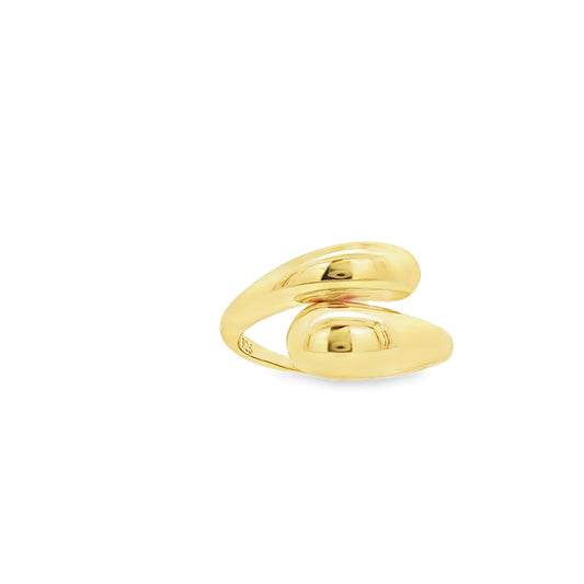 Millennium Ring in Gold - Adjustable 18K Gold Plated Sterling Silver Band