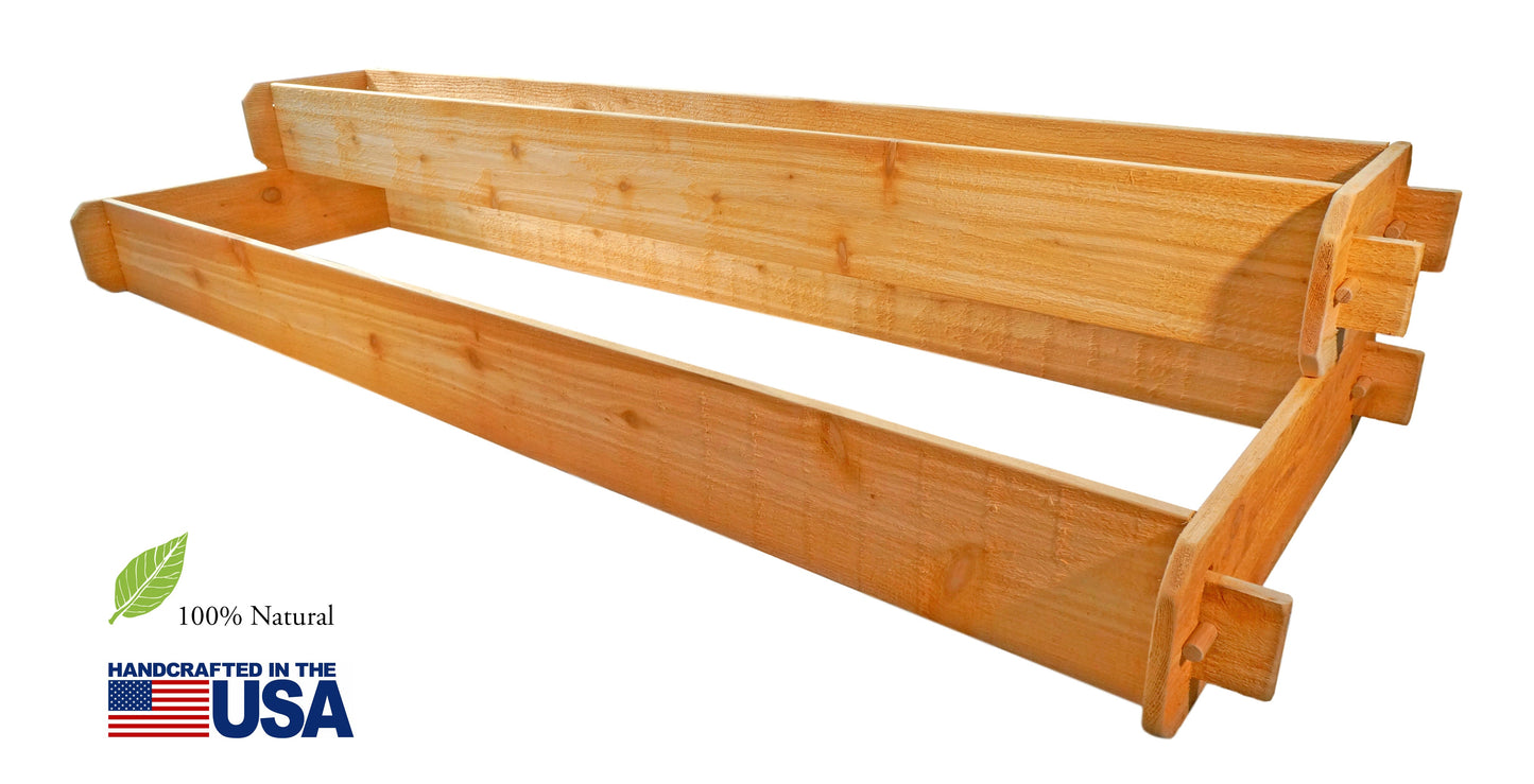 Timberlane Gardens Raised Garden Bed Kit 2 Tiered (1x6 2x6) Select Cedar