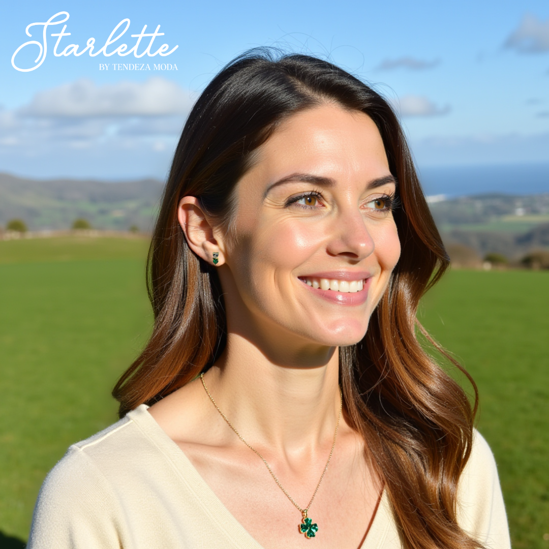 Lucky Earrings in Silver - Luck and Love Together!