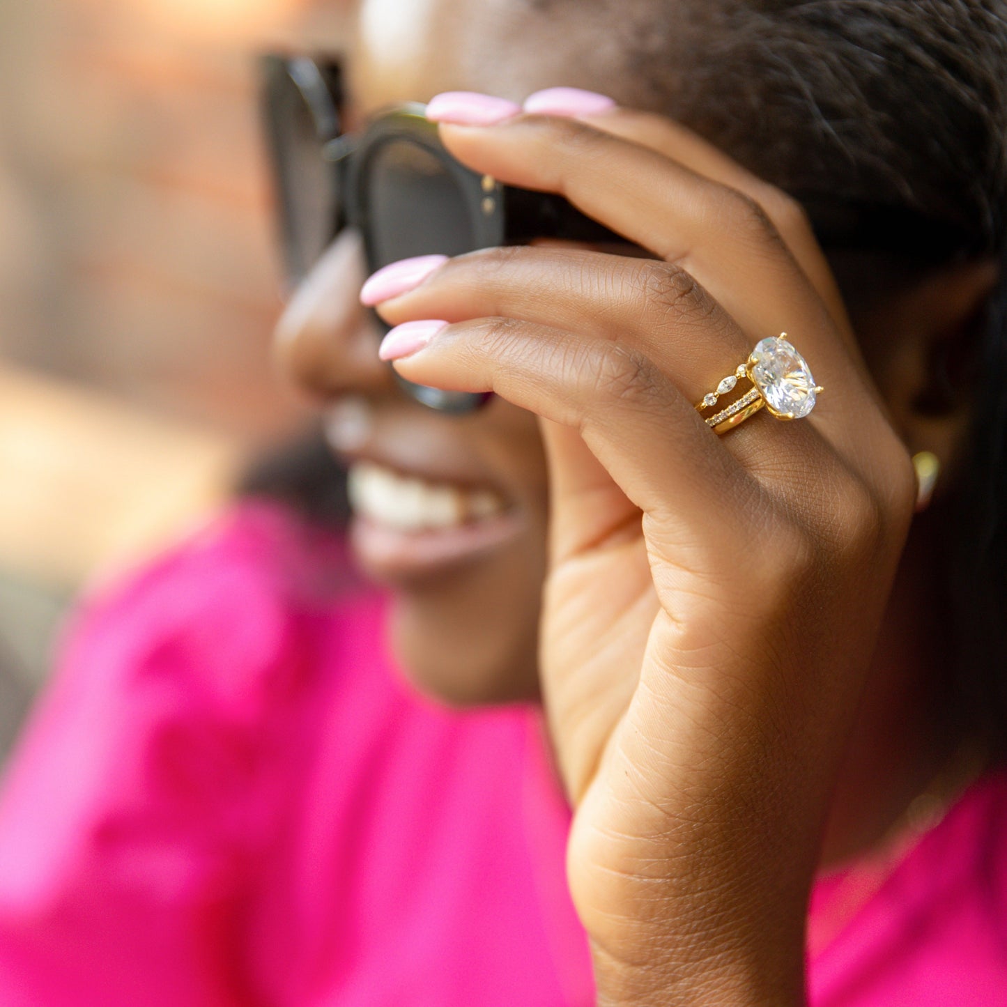 Rosalind Stackable Ring in Gold - Effortlessly Stackable!