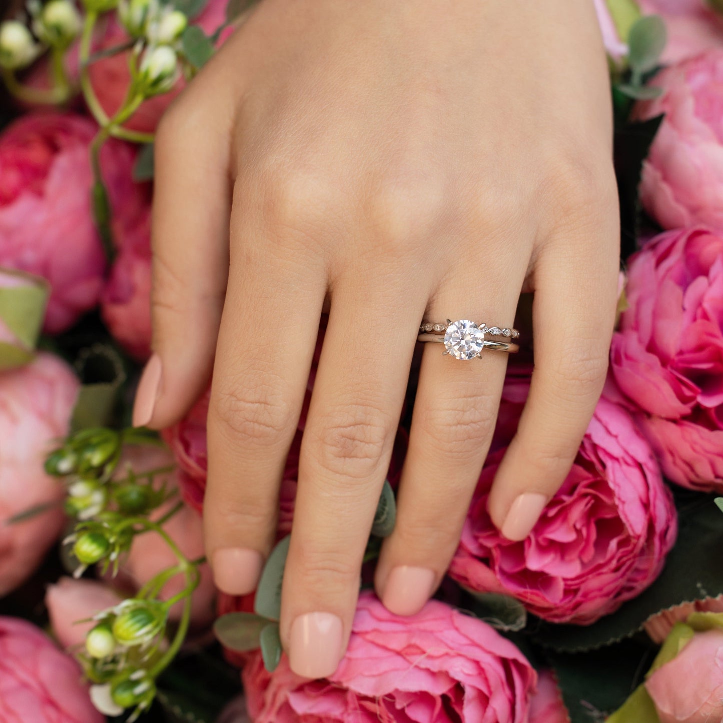 Vanessa Eternity Ring in Silver - Super Stacker!