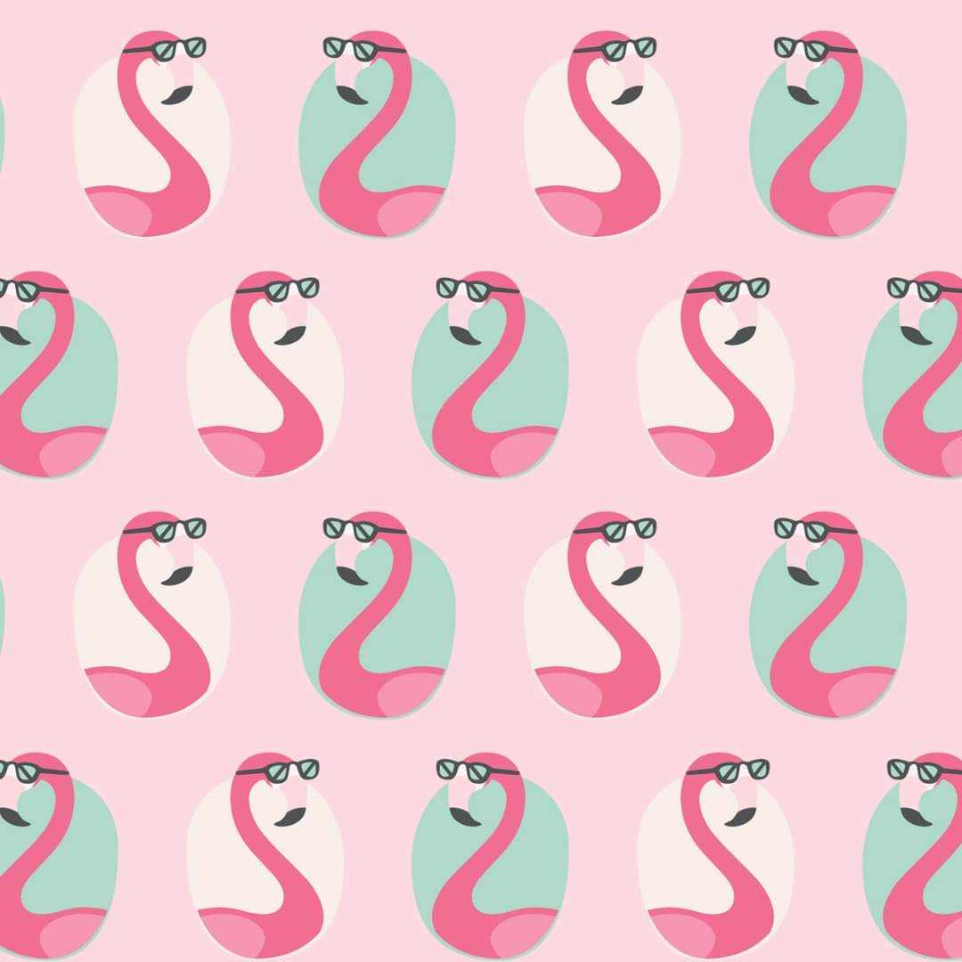 Cool Flamingo 2 Piece Set