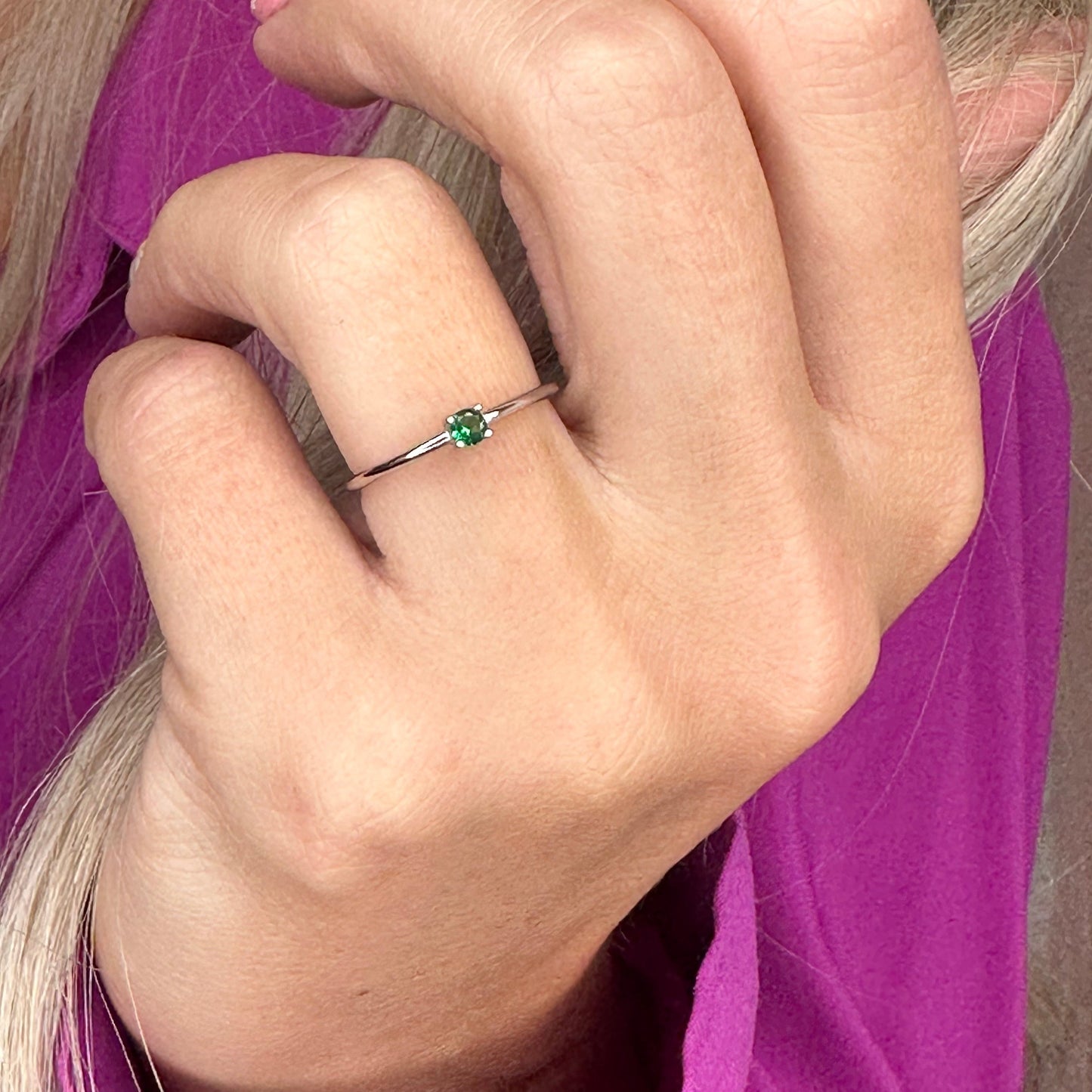 Emerald Round Stackable - Get Ready for St Patty's Day!