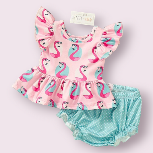 Cool Flamingo 2 Piece Set