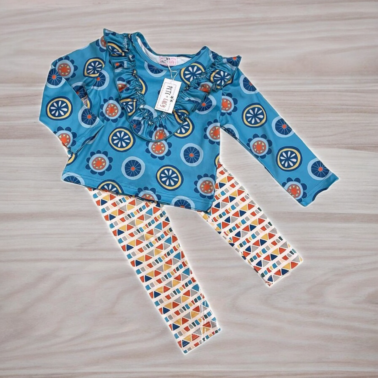 Retro Geo 2 Piece Pant Set