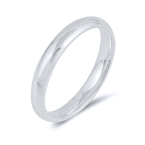 Beth Silver Band Ring - Simply Beautiful and Stackable