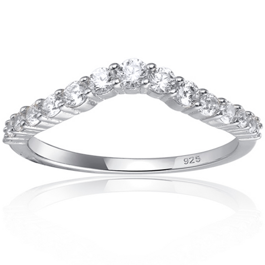 Gloria Stackable Ring in Silver - the Perfectly Stackable Superstar