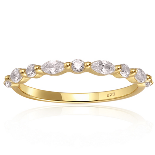 Rosalind Stackable Ring in Gold - Effortlessly Stackable!
