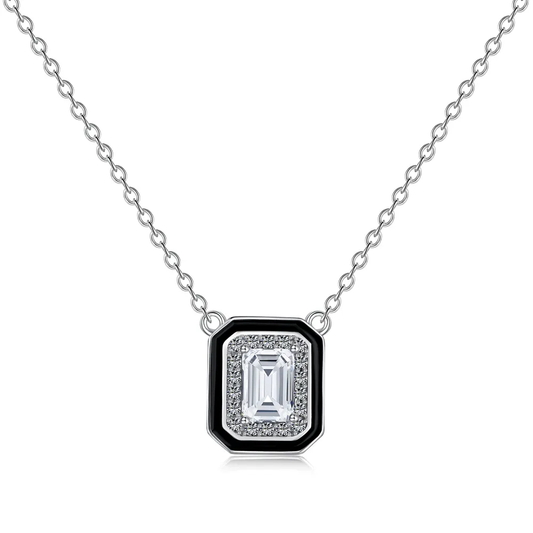 Starlette's Maze Necklace in Silver - Complex and Full of Shimmer