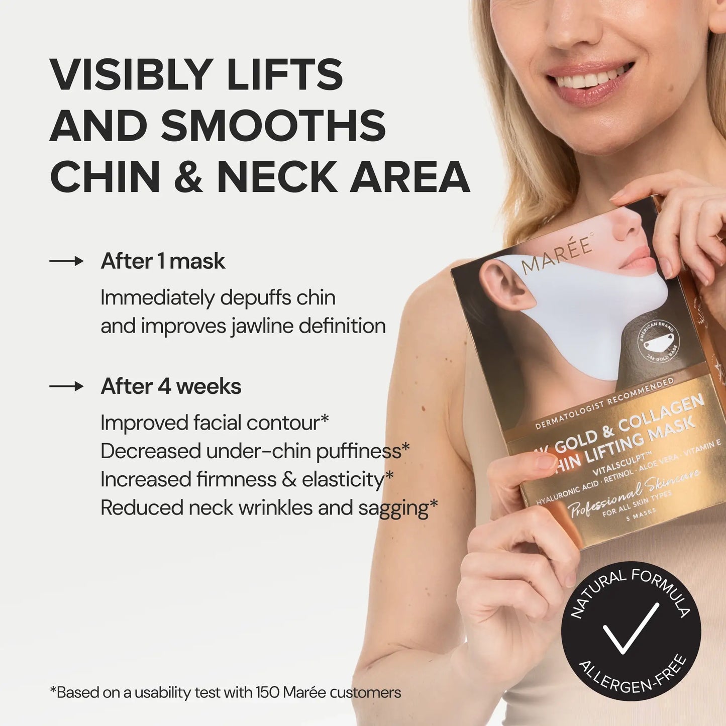 24K Gold V-Line Lifting Mask 20 PCS