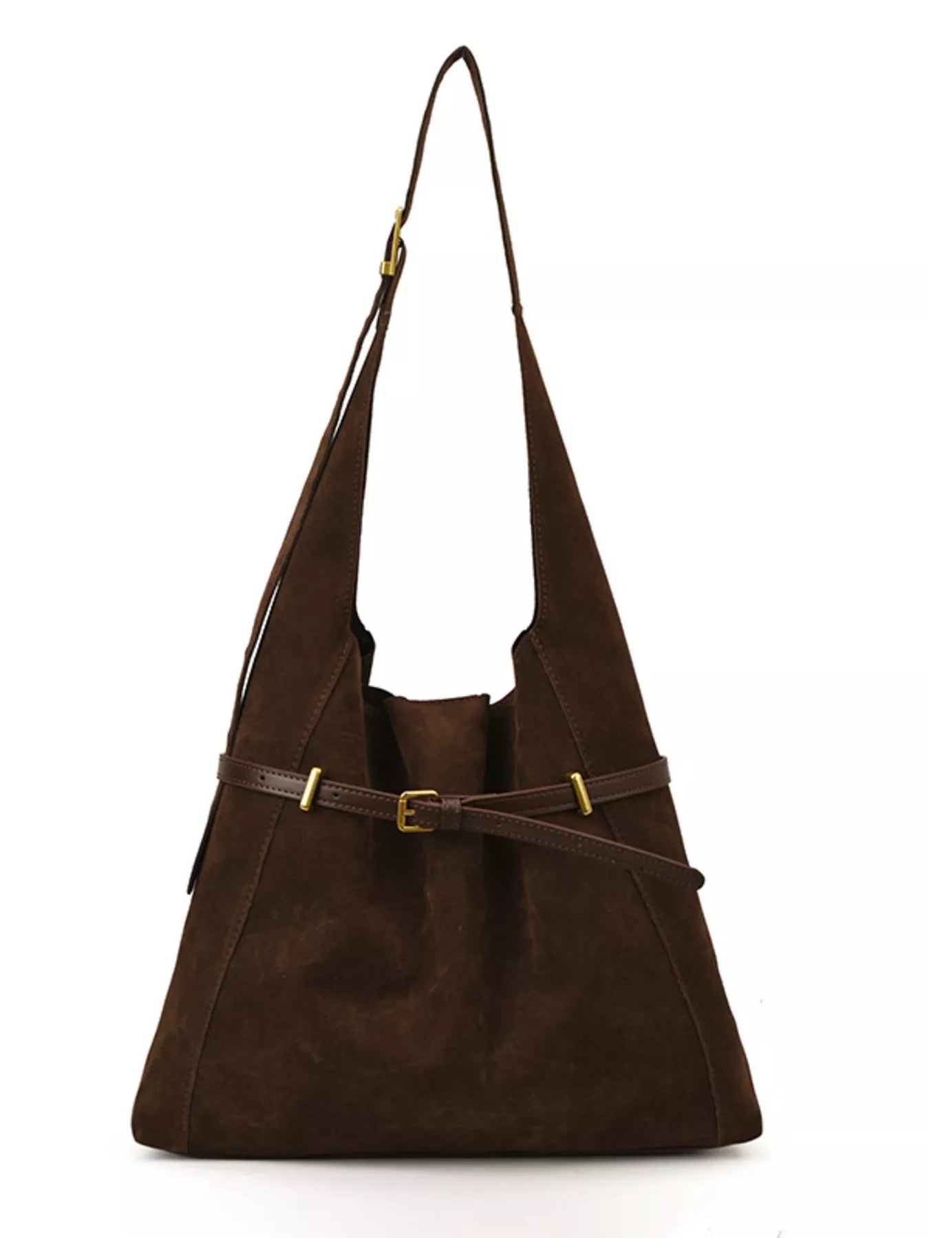 Buckle Adjustable Strap Shoulder Bag