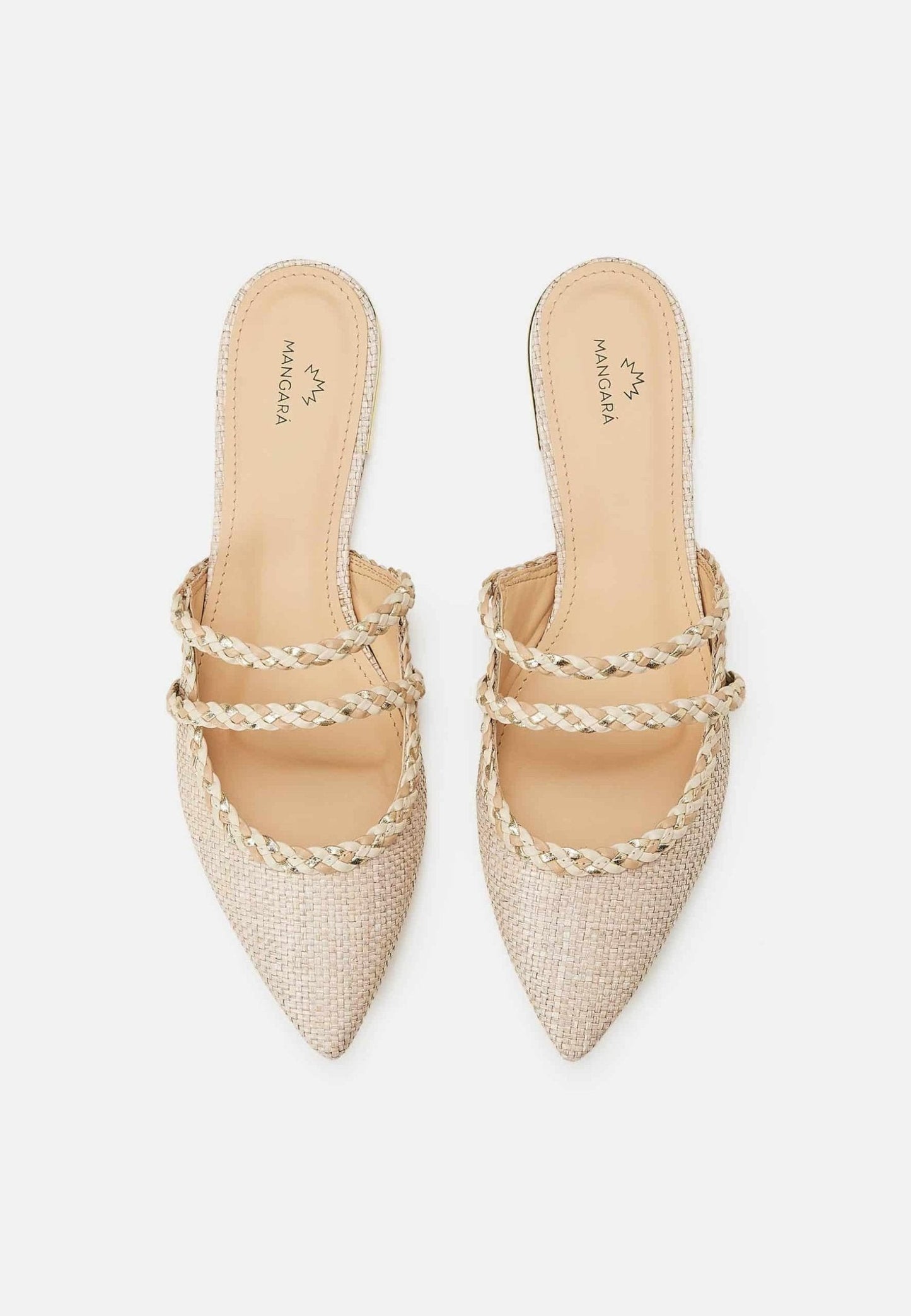 Mangará Amburana Women's Mules Beige - Sustainable