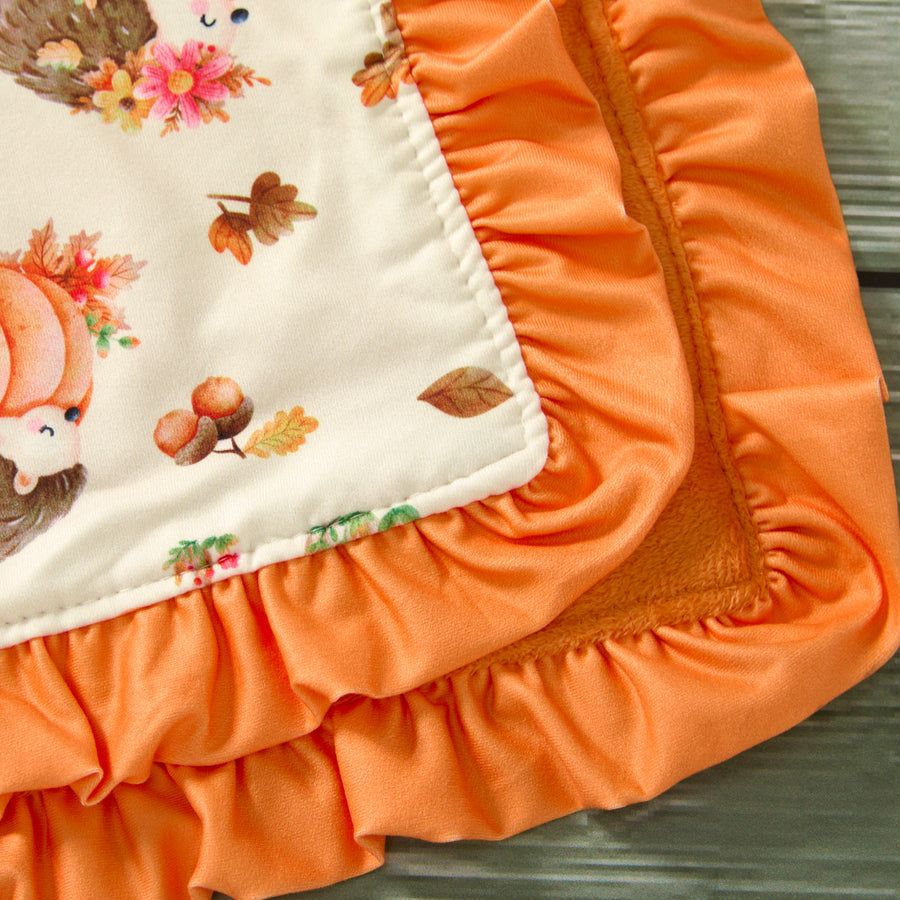 Minky Blanket - Hedgehog Hollow